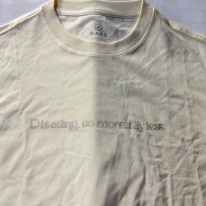 Men's Cream Short-Sleeve Crewneck T-Shirt